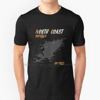 North Coast 500 Route Map | Scotland | Nc500 | 516 Miles T Shirt Cotton 6Xl North Coast 500 Nc500 Scottish Highlands Map Travel