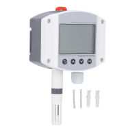 Wall Mounted Temperature And Humidity Transmitter LCD Display High Accuracy H MF