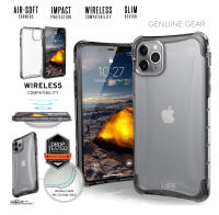 MobileWorld (ส่งจากประเทศไทย) iPhone 11 / iPhone 11 Pro  Max Full Protection URBAN ARMOR GEAR UAG Plyo เคส [หน้าจอ นิ้ว] พลาสม่า [น้ำแข็ง] ขรุขระโปร่งแสงบางเฉียบทหารวาง Back Cover