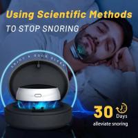 【hot】☽ Anti Snoring Device TENS Pulse Snore Stopper Effective Solution Aid Noise Reduction Improve