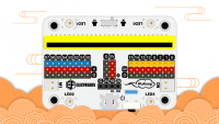 บอร์ดขยายสำหรับไมโครบิต Wukong Expansion Board Adapter for micro:bit ELECFREAKS (รวมแบตเตอรี่) รองรับ V1.5/V2