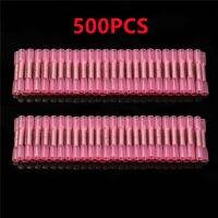 ✷◎✕ 100/500pcs Red 22-18 AWG Heat Shrink Butt Cable Wire Crimp Connector 0.5-1.5mm2 Electrical Terminals Quick Connector BHT1.25