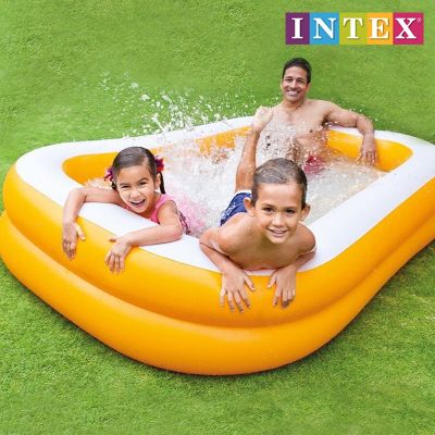 ( โปรสุดคุ้ม... ) INTEX สระว่ายน้ำเป่าลม สระน้ำเป่าลม สระว่ายน้ำ Mandarin รุ่น 57181 ราคาถูกสุด สระ เป่า ลม สระ น้ำ เป่า ลม สระ น้ำ เด็ก สระ ยาง เป่า ลม