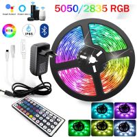 Rgb 5050 Luces Led Tv Backlight 12V Room Light 5M 10M 15M Strip Waterproof Lighting Bar 2835 Led Magic Home Bluetooth Controller