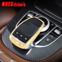 For Mercedes Benz C E GLC GLE GLS Class W205 W213 X253 W166 X166 Car Accessories Central Control Mouse Shell Diamond Cover Trim