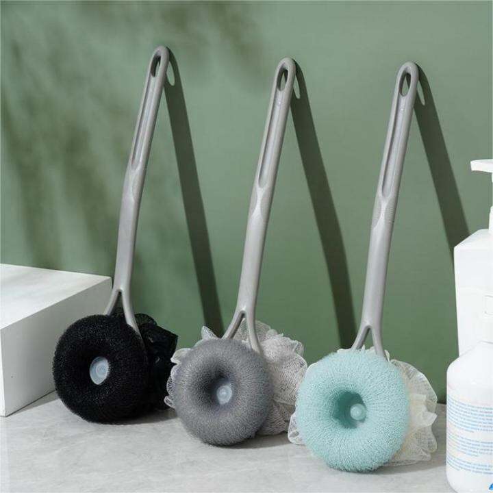 Japanese style TikTok long handle shower brush massage brush bath brush