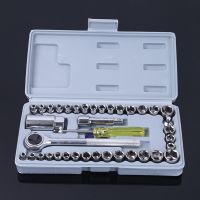 【Hot item】 40PCS carbon steel SCREWdriver SET BOX maintenance HAND TOOL multi tools SET OF KEY DICE DIE