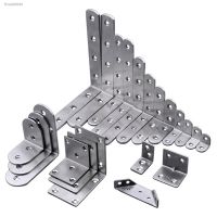 ✼☎♞ 10PCS L Stainless Steel Corner Code 90 Degree Right Angle Holder Triangle Shelf Support Furniture Connection Piece Accessories