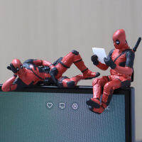 Deadpool Model Ornaments War Police Sleeping Posture Hand-Held Doll Poster Review Posture Animation Surrounding Home Office Ornaments