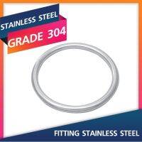 6 Pcs Round Ring 3MM-12MM.Grade 304 ห่วงกลมสแตนเลส Stainless Steel Fitting