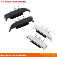 Left / Right Rear Door Outer Handle Black/ Chorme For Nissan Pathfinder R51 2005 2006 2007 2008 2009 2010 2011 2012 2013