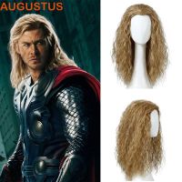 Augustus Thor วิกผมคอสเพลย์ คุณภาพสูง ไร้รอยต่อ ทนความร้อน สําหรับผู้ชาย ปาร์ตี้ฮาโลวีน du