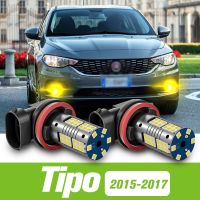 2pcs For Fiat Tipo LED Fog Light 2015 2016 2017 Accessories