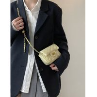 [COD] Small fragrant bag women 2022 new all-match diamond chain fashion square high-grade texture messenger