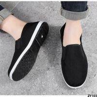 One Dad Shoes Mens Black Old Man Board Shoes Old Beijing Pedal Spring Full Single Work Shoes Casual