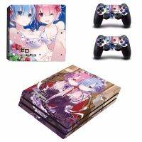 ♨✙ Re:Life in a different world from zero Decal Skin Sticker For Sony Playstation 4 PS4 Pro promotion Console 2Pcs Controller