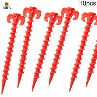 10Pcs Windproof 20cm Strong Screw Outdoor Camping Trip Tent Peg Ground Nail