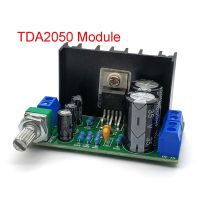 บอร์ดโมดูลบอร์ดเครื่องขยายเสียง TDA2050เสียงโมโน DC/AC 12-24V 5W-120W 1-Channel