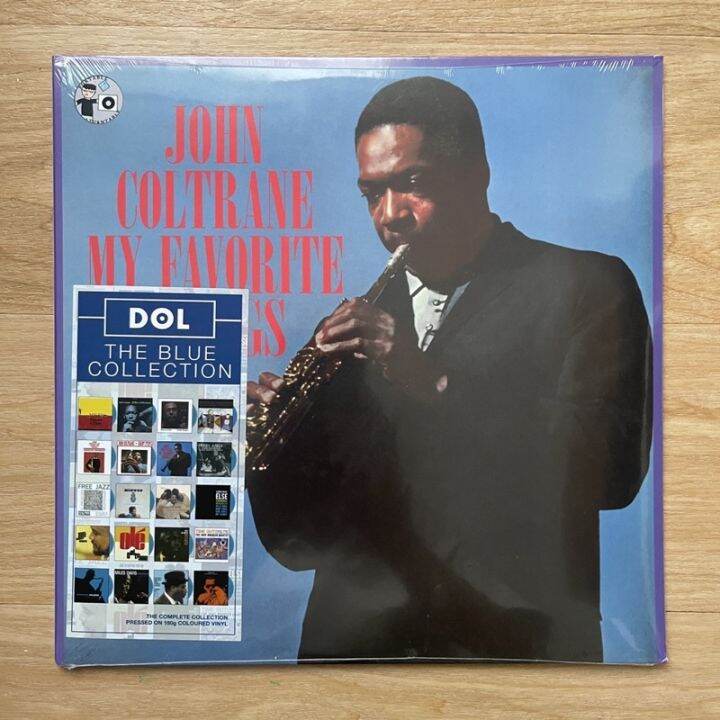 แผ่นเสียง-john-coltrane-my-favorite-things-vinyl-lp-album-reissue-blue-vinyl-แผ่นเสียงเสียงมือหนึ่ง-ซีล