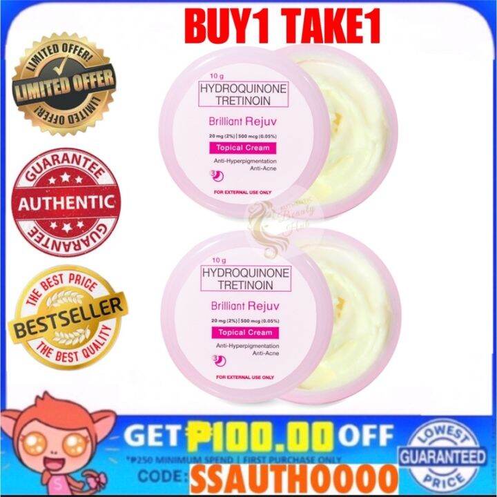 Authentic Brilliant Skin Buy1 Take1 Hydroquinone Tretinoin