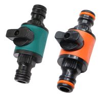 Garden Hose Connector 16 mm Equal Diameter Connectors With Shut-off Valve Water Pipe Quick Connection for Watering Irrigation Watering Systems Garden