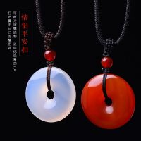 【Ready】? we and red agate pend clcy safe le mascot pend male and female necklace cryl ft