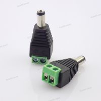 10pcs 5.5 x 2.1mm DC Male Power Adapter Jack Connector Plug BNC Connector for CCTV Camera Led Lighting Strip WB5TH