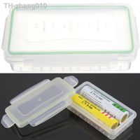 1pc/2pcs/4pcs Clear Plastic Waterproof Battery Storage Case Holder Organizer for 18650 16340 Batteries with Case Bag