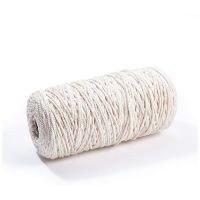 Ready Stock 100~200m Cotton String Threads Cotton Macrame Cord Twine 2~5mm Craft Rope for DIY Plant Hanger Home Decoration