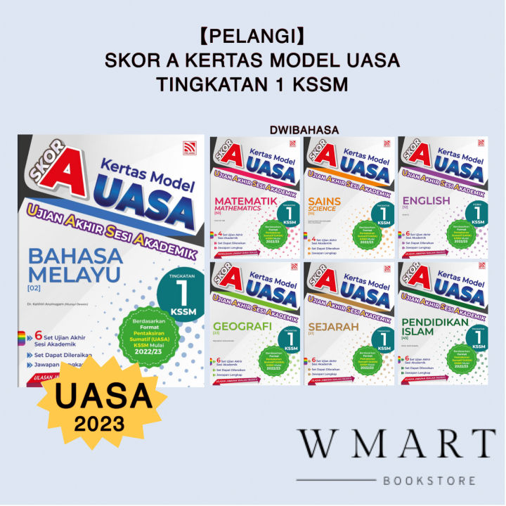 【Pelangi】SKOR A Kertas Model UASA Tingkatan 1 KSSM 2023 Dwibahasa- Test ...