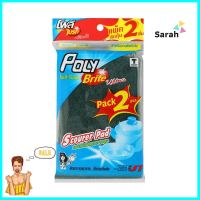 แผ่นใยขัด POLY-BRITE ULTRA 507-21D 4x6" แพ็กคู่SCOURER PAD POLY-BRITE ULTRA 507-21D 2 PCS **บริการเก็บเงินปลายทาง**