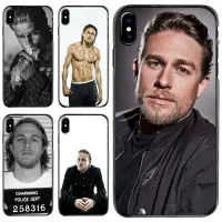 {L electronic shell} สำหรับ iPhone iPhone 11 12 13 14 Pro MAX Mini 5 5S SE 6 6S 7 8 Plus 10 X XR XS เคสโทรศัพท์แบบแข็ง Charlie Hunnam Jax Teller