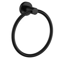 Towel Holder Black For Bathroom Towel Ring 304 Stainless Steel Hand Towel Holder Heavy Duty Towel Hanger For Bath, Kitchen