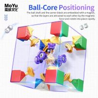 MoYu Super RS3M 3x3x3 Magnetic Magic Cube Ball-Core version Stickerless RS3 maglev 3X3 Puzzle Toys Magnet Speed Cube Brain Teasers