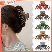 QIAO อุปกรณ์เสริมผม ที่หนีบผม จัดแต่งทรงผม Barrettes บาร์เร็ตต์ กิ๊บหนีบผม ใหญ่พิเศษพิเศษ อะคริลิค ที่หนีบผมผู้หญิง สาวๆ