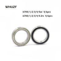 【CW】♈✳♙  4/6pcs Lot Deep Groove Bearings 6700ZZ 6700-2RS 6701Z 6703rs 6704ZZ 6705 Metal Rubber Thin Wall