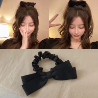 【CW】 and cute bow hair ring South Korea Dongdaemun net red ins tie head rubber band commuter headwear