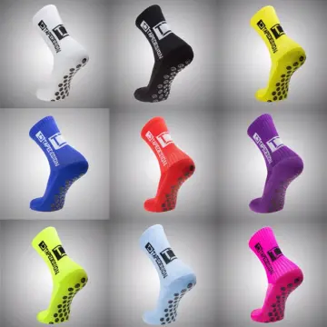 FS Football Socks Men Women Round Silicone Suction Cup Grip Non