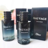 Dior Sauvage EDP 10ml Mini - มีกล่อง OM-315 น้ำหอมกลิ่นสดชื่นๆ นุ่มๆ แอบปนหวานนิดๆ  ช่วงแรกฉีด ซิตรัส กระปรี้กระเปร่า  ส่งฟรี พร้อมจัดส่ง มีเก็บปลายทาง