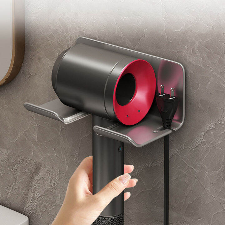 lazy-hair-dryer-cket-ฟรีมือถือ-ที่วางเครื่องเป่าผมฟรี-hand-punch-free-เครื่องเป่าผม-rack-storage-holder