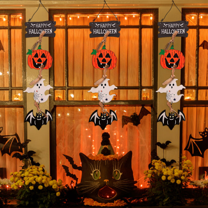 wooden-halloween-decorations-skull-themed-party-supplies-festive-halloween-supplies-halloween-party-decorations-creative-halloween-pendants