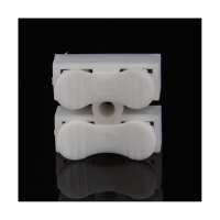 80PCS White ABS CH2 Quick Connectors Press-Fit Quick Terminals 2-Position Wire Connector Terminal Block