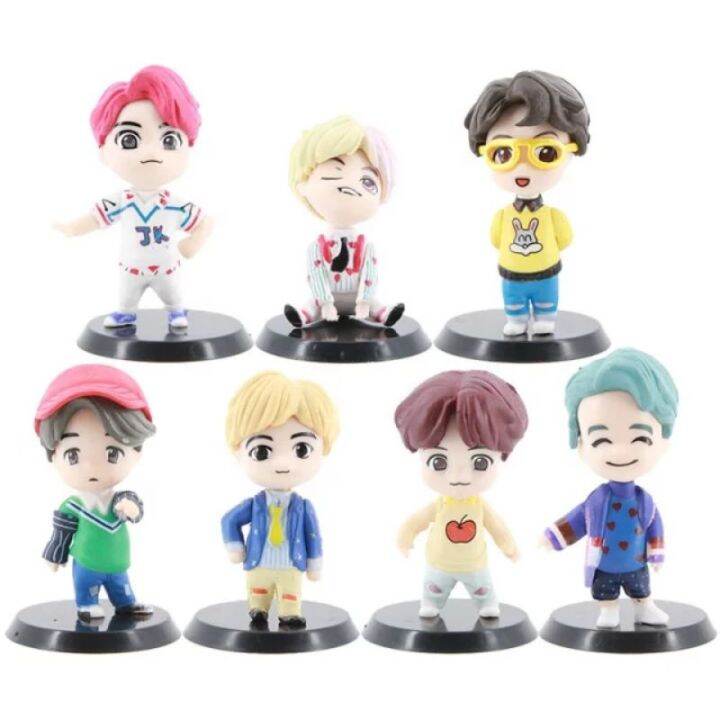 GIFT SET BTS Tiny Tan Idol Figure (TinyTan) Chibi Gift Box with Fairy ...