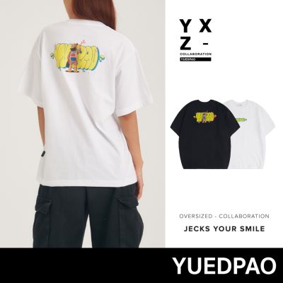 เสื้อเลือกตั้ง Yuedpao x Jeck ยอดขาย No.1 รับประกันไม่ย้วย 2 ปี เสื้อยืดเปล่า เสื้อยืด Oversize Collab Your SmileS-5XL