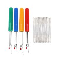 Hand Sewing Tools Set, 50 Pack / Embroidery Hand Needles, 4 Pieces Seam Ripper for Embroidery, Sewing, Craft Art Work