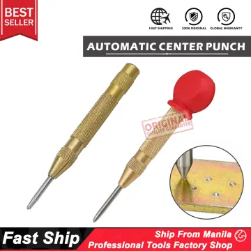 155mm Woodworking Center Punch Automatic Spring Locator Glass