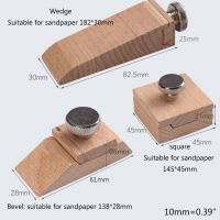 【CW】™  Sandpaper Grinding Block Leather Polishing Sanding Paper Holder Sewing Accessories Hand