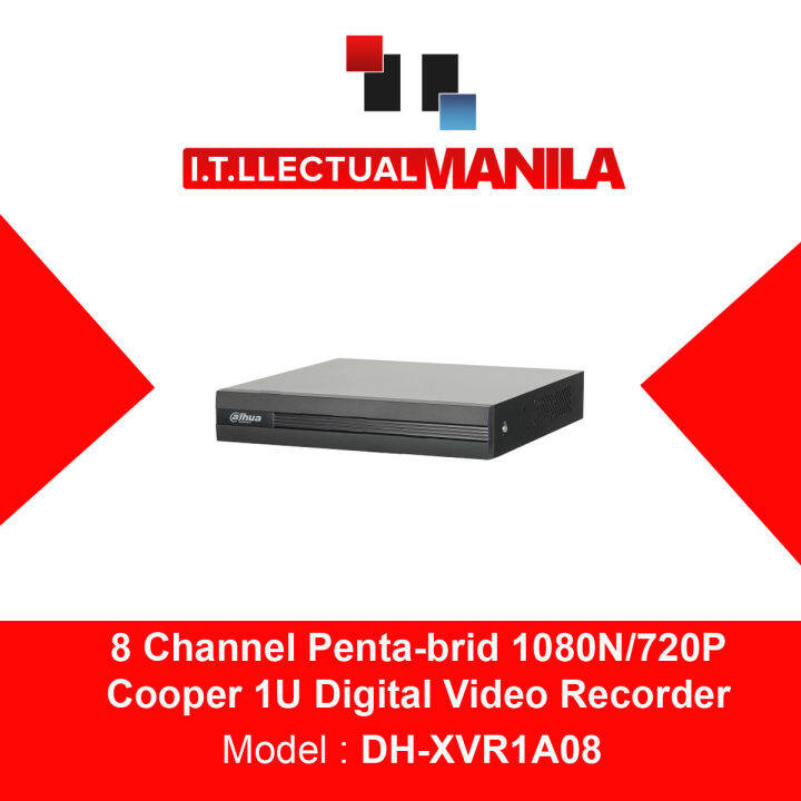 8 Channel (DHXVR1A08) Pentabrid 1080N/720P Cooper 1U Digital Video