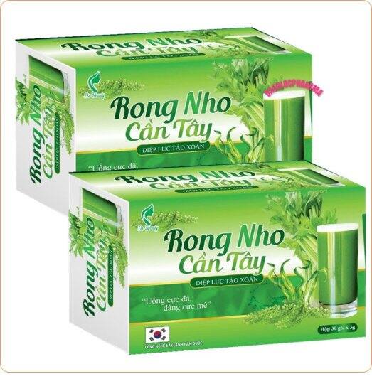 Rong nho cần tây diệp lục tảo xoắn - detox đào thải độc tố và mỡ nội tạng - ảnh sản phẩm 2