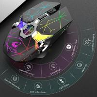 Rechargeable Wireless Mouse 2.5gHz / Bluetooth 5.0 Dual Mode Ergonomic Gamer Mice Computer Laptop PC Gaming Mouse Basic Mice